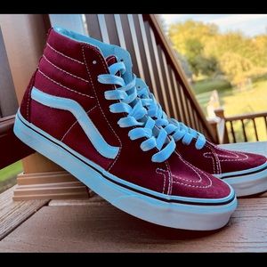 Vans Skate High in Pomegranate